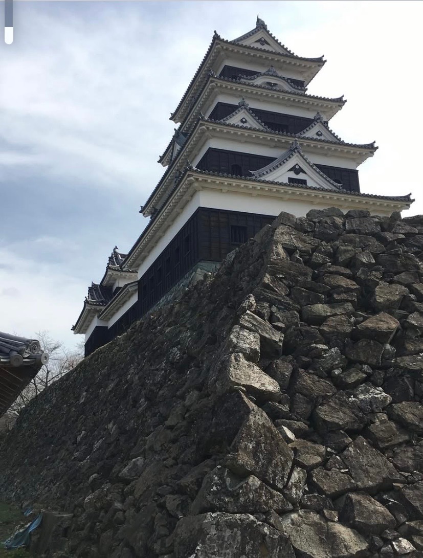 湯築城見た後は松山城/大洲城/宇和島城と4城早回り城巡り。