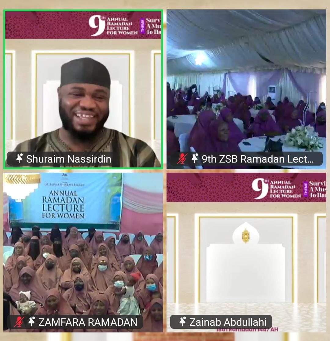 DR ZAINAB S BAGUDU RAMADAN LECTURE 4 WOMEN tweet media