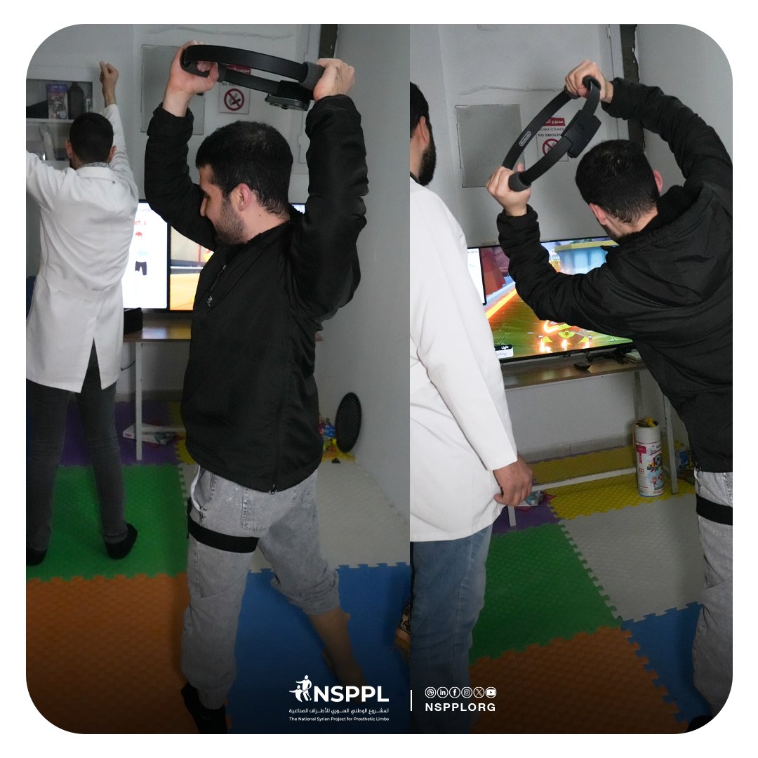 NSPPLORG's tweet photo. Ahmed, lost his right leg below the knee. After a year of physical and emotional challenges. Recently, at the Reyhanli Center (NSPPL), he was fitted with a new prosthesis that improves stability and comfort, helping him walk more safely and confidently. https://t.co/cGnDvryOt3