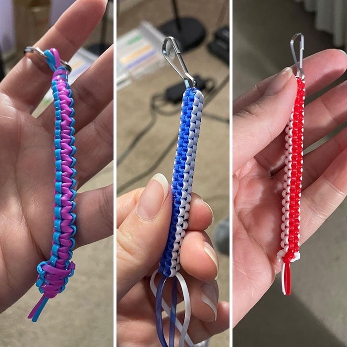 Everyone had these braided key chains.