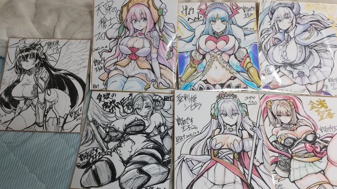 4/18「割るのです…王子21」色紙リクエスト 会場で受取可能な方 色紙大カラー6千 白黒4千/ 小 カラー3千 白黒2千 募集いたします。キャラクター名・宛名の有無・色紙の大きさ着色などリプをお願いします。多忙の為今回途中で募集を締切させて頂く場合がございます #割るのです王子