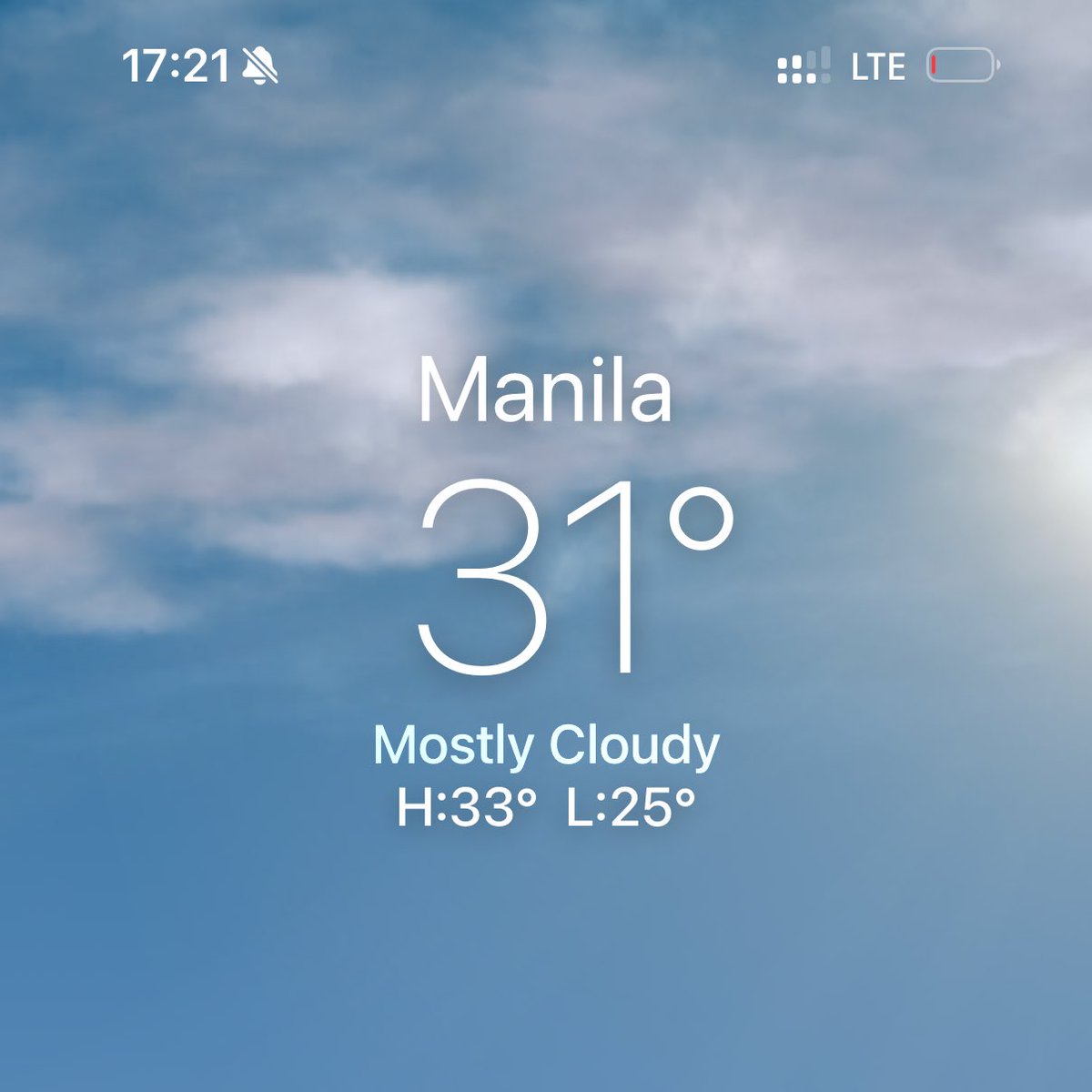 the weather difference 🥲