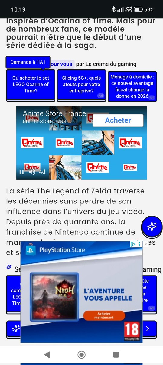 Bon bah je crois que c'est clair @lcdg en même temps quand tu arrives à lire une phrase entre deux pubs 🤣