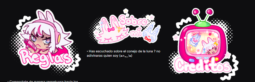 finally finished some of Bonis twitch panels <3