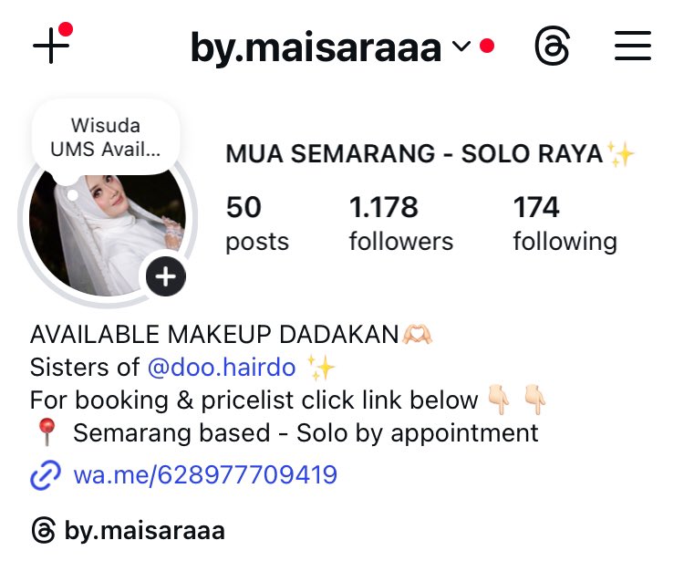 MUA SEMARANG - SOLO RAYA✨ tweet media