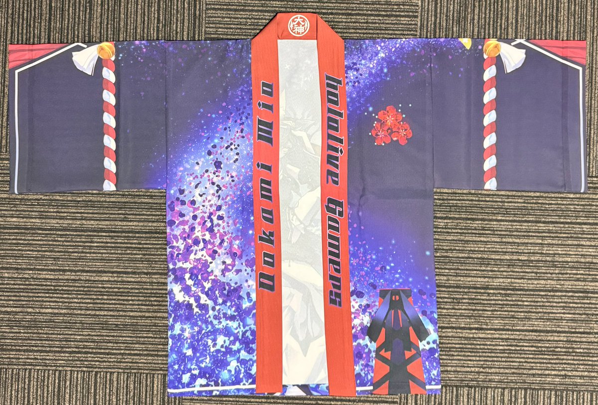 大神ミオ　法被 大神ミオさんの非公式法被企画の通販予約は、7月26日（土）10:00に開始