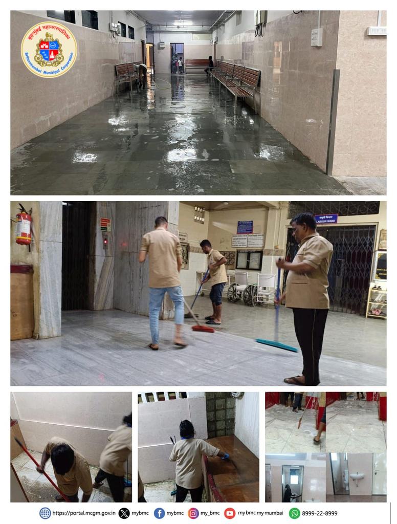 mybmcWardHE's tweet image. विशेष स्वच्छता मोहीम 

बृहन्मुंबई महानगरपालिकेच्या 'एच पूर्व' विभागातील सांताक्रुझ( पूर्व ) येथील विष्णूप्रसाद नंदराय देसाई रुग्णालय परिसरात विशेष स्वच्छता मोहीम राबविण्यात आली. 

स्वच्छतेच्या उपक्रमात विभागातील अधिकारी व कर्मचारी यांनी उत्साहाने सहभाग घेतला.

#CleanlinessDrive