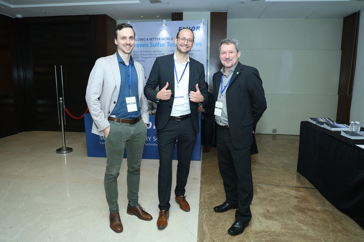 SulGasConf's tweet photo. The participation of  at SulGas Conference 2026 brought valuable perspectives to discussions on sulphuric acid production, process integration, and advanced sulphur recovery technologies.

Their engagement added depth to the collective learning at SulGas. https://t.co/PAQpvBwiZ9