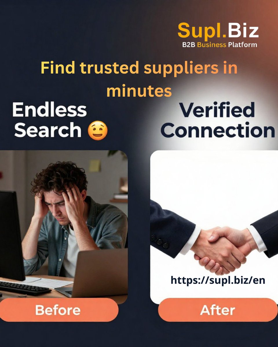 SuplBiz's tweet photo. 🧵 3 reasons UAE businesses love https://t.co/RHEz6oPSvu:

1️⃣ Verified partners – No more guessing
2️⃣ UAE-focused – Built for our market
3️⃣ Fast connections – Minutes, not months
Find your next supplier 👉 https://t.co/bOKCCqJtVA

#UAEBusiness #Supplier #B2B #SuplBiz https://t.co/5nGgLpGbou