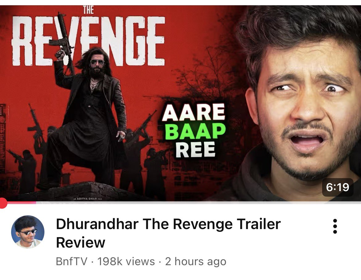 Dredreck's tweet photo. #ToxicTheMovie 
#Toxic 
#Yash 
Guys lets start disliking their movie reviews because they are the reason why fan war starts

Go to their youtube channel and dislike #DhurandharTheRevengeTrailer so that they do not make money over people’s emotion

They need money from both sides https://t.co/MH2mCzSB0Q