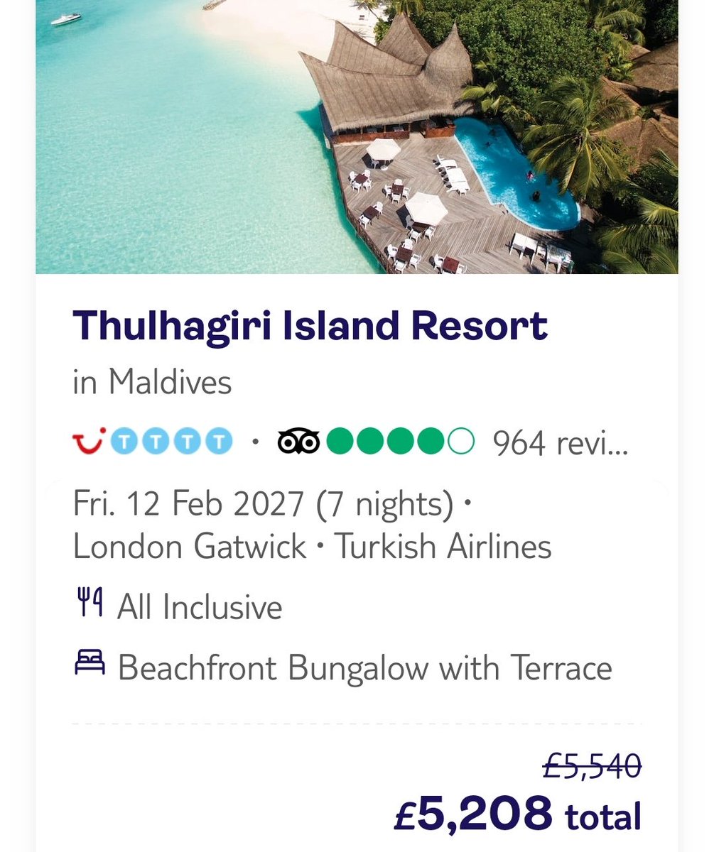 MgcYour's tweet image. Already booked 3 holidays for 2026 now looking into February 2027 👀
#wintersun