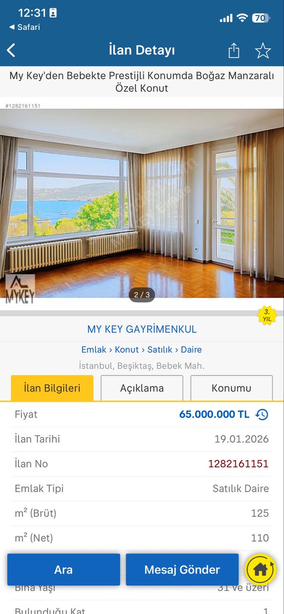 mtakbulut's tweet photo. @pusholder 110 metrekare ve asansörsüz bir daire. https://t.co/N7uxYv2KfQ