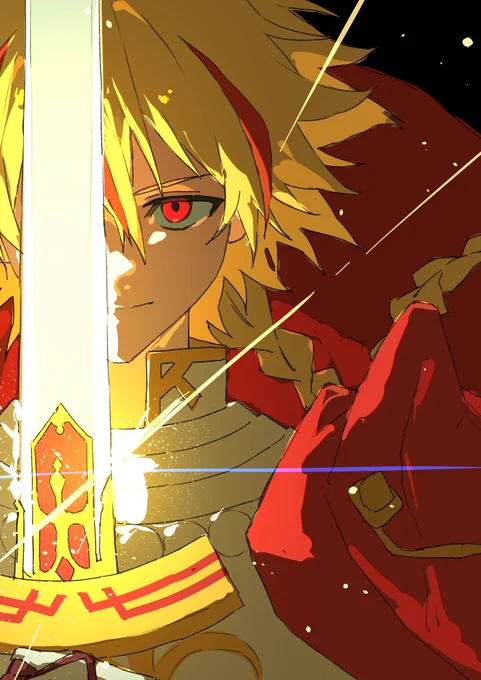 今日のワンドロ391 Fate/strange Fakeのセイバーです