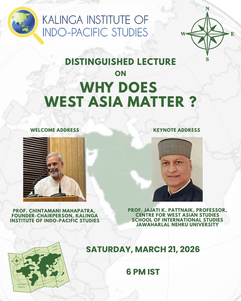 Kalinga Institute of Indo-Pacific Studies tweet media