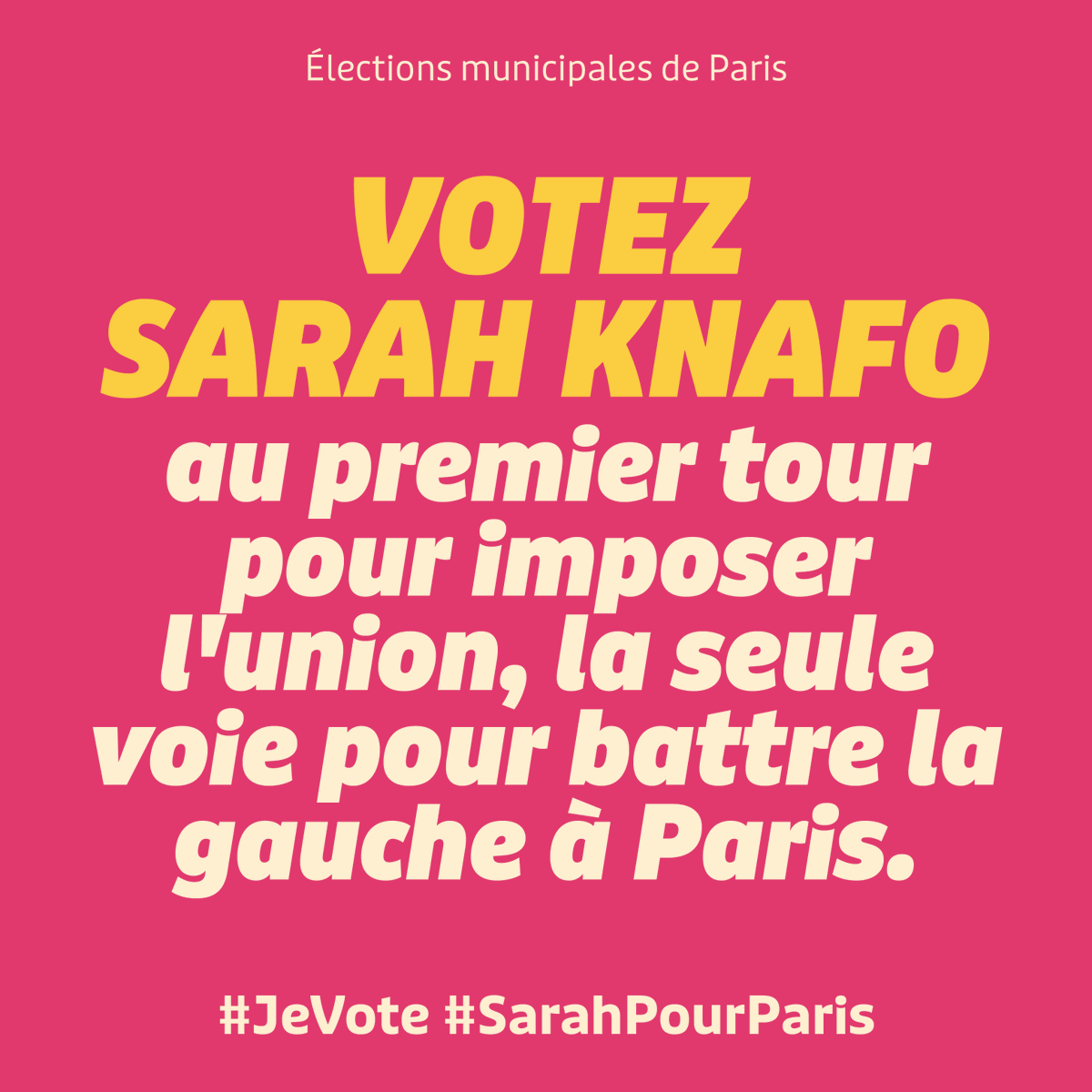 <a href="/fmomboisse/">François Momboisse</a> La seule solution pour battre la gauche à Paris ⤵️

#JeVote #SarahPourParis