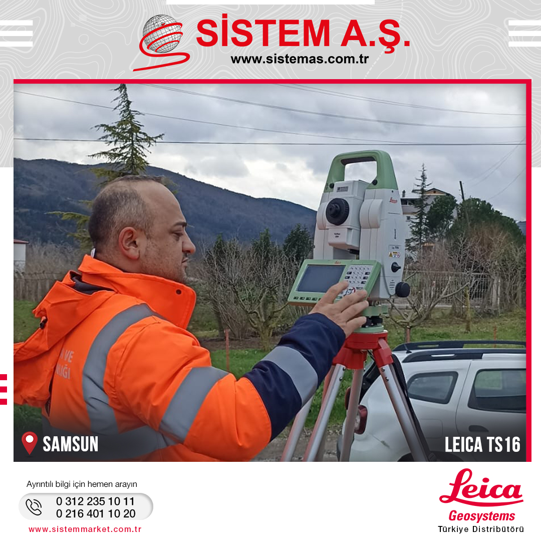 Leica TS16 Total Station / SAMSUN  
Müşterimize hayırlı olsun. Firmamıza duydukları güven için teşekkür ederiz. Tecrübe, istikrar ve güvenle hizmet vermeye devam ediyoruz. 
.
#LeicaTS16 #Totalstation #sistemaşsatış #leicageosystems