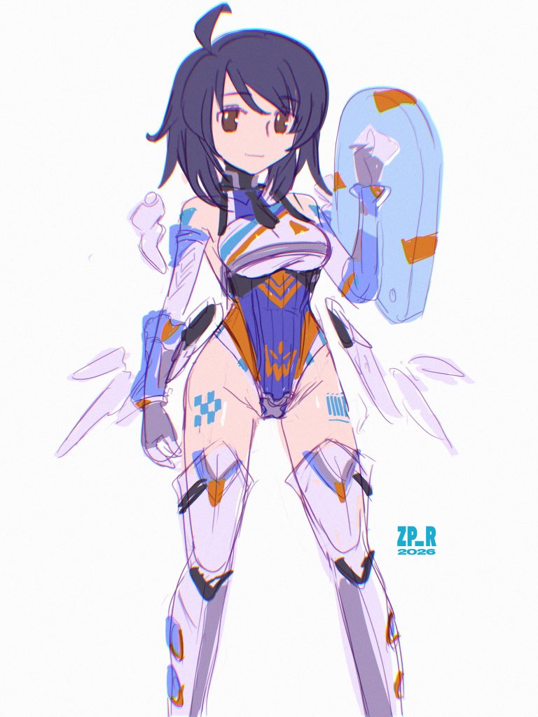 競泳水着デザインベースのファイティングスーツ イメージ稿 