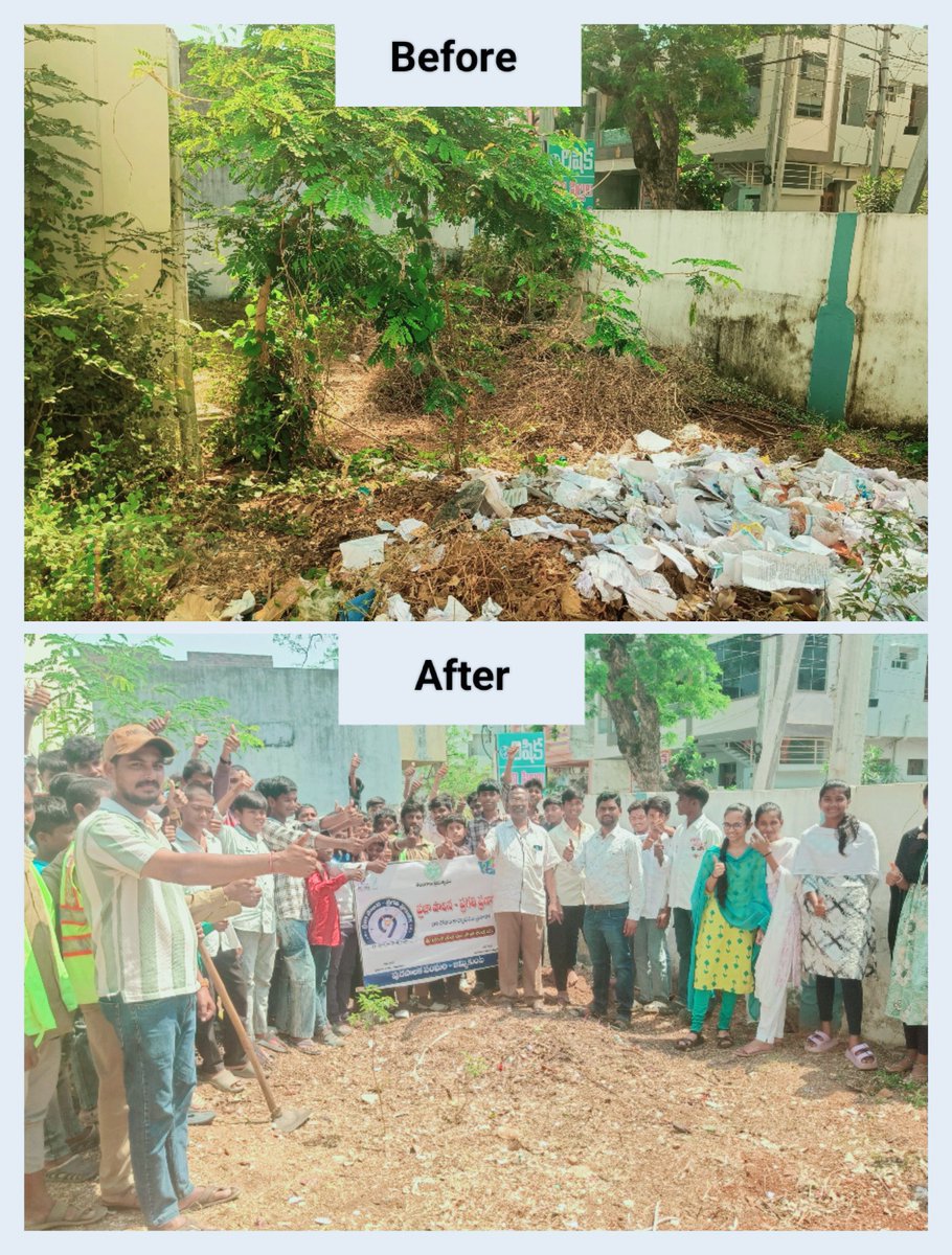 MC_Jammikkunta's tweet photo. As part of 99 days action plan. Today we organized cleaning activities in zphs high school premises along with school staff&amp;students. The Total Garbage was taken out.
@SwachhBharatGov @MoHUA_India 
@tksreedevi @cdmatelangana @TelanganaCMO @RoopaMishra77
@Collector_KNR
@aclb_knr https://t.co/wQ8Mdg8U19