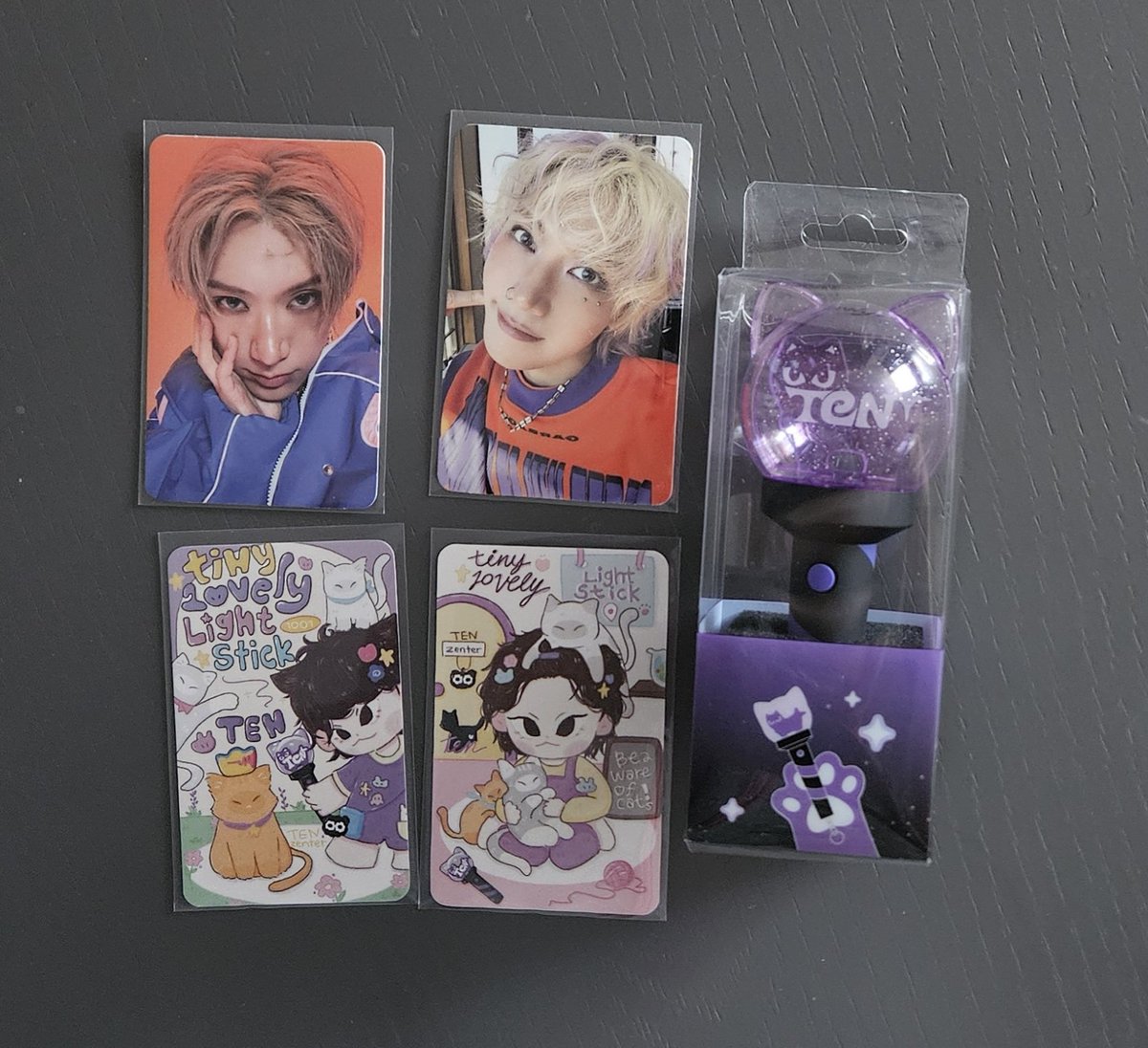 ivdfankz's tweet photo. Cute things every day 😍
Today it's #Tiny10velyLightStick 💜
It has already been delivered to me!
Thanks to @TENzenter 💕 https://t.co/7QXrcoj1C8