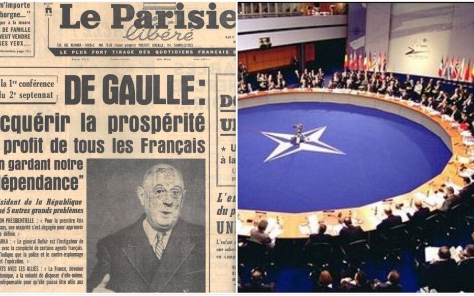 Le 7 mars 1966, il y a 60 ans, de Gaulle faisait sortir la France du commandement intégré de l’OTAN.
C’était choisir l’entièreté de la souveraineté et le non-alignement alors que la France disposait de la dissuasion nucléaire
En 2009, Sarkozy a fait rentrer la France dans le rang 