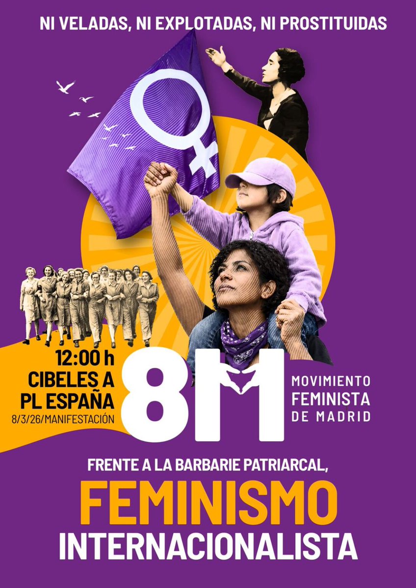 Si las protagonistas no son las mujeres, ahí no es. Nos vemos en Cibeles.