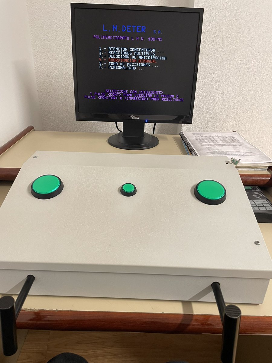 Año 1985: en el 2000 los coches volarán.

Año 2026 psicotécnico para carnet de conducir: