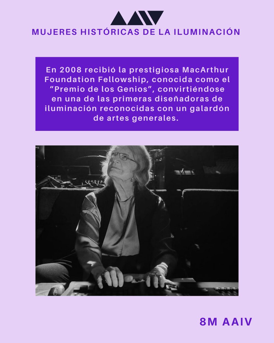 Aai_Adadi's tweet photo. Su trabajo, especialmente en danza y teatro, se caracteriza por una luz profundamente pictórica y emocional, capaz de modelar el espacio y revelar la dimensión íntima del movimiento. 

  💜💡 #8M  #MujeresDeLaLuz https://t.co/5WIznSQFSQ