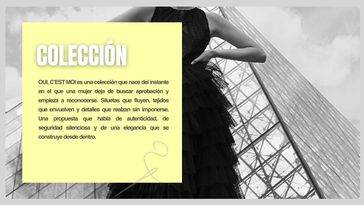 uniendomoda_cyl's tweet image. Esther Noriega llega a #AtelierCouture2026 con OUI, C’EST MOI: una colección de fiesta para una mujer segura que apuesta por la elegancia atemporal y el estilo propio, con diseños sofisticados que realzan el cuerpo con naturalidad. 🫶 @jcyl @ceoe_cyl

#UniendoModaCyL #JCYL