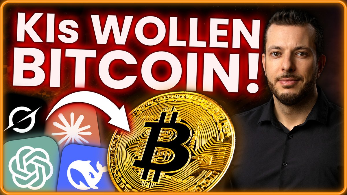 KIs wählen BITCOIN als GELD! 🤖 NEUE STUDIE zeigt KLARE ERGEBNISSE! 🤯

Wenn KIs ihr Geld frei wählen dürfen, entscheiden sie sich klar für Bitcoin. Fiat und Stablecoins schneiden deutlich schlechter ab. Woran liegt das?

Mehr dazu im Video!
👇
youtu.be/6kv_lEy8UaA