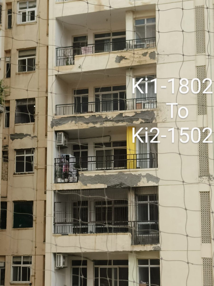 Also look into condition of outer walls of towers due to falling plaster but no action by Suraksha even after written direction by Noida Authority. How dangerous it it.