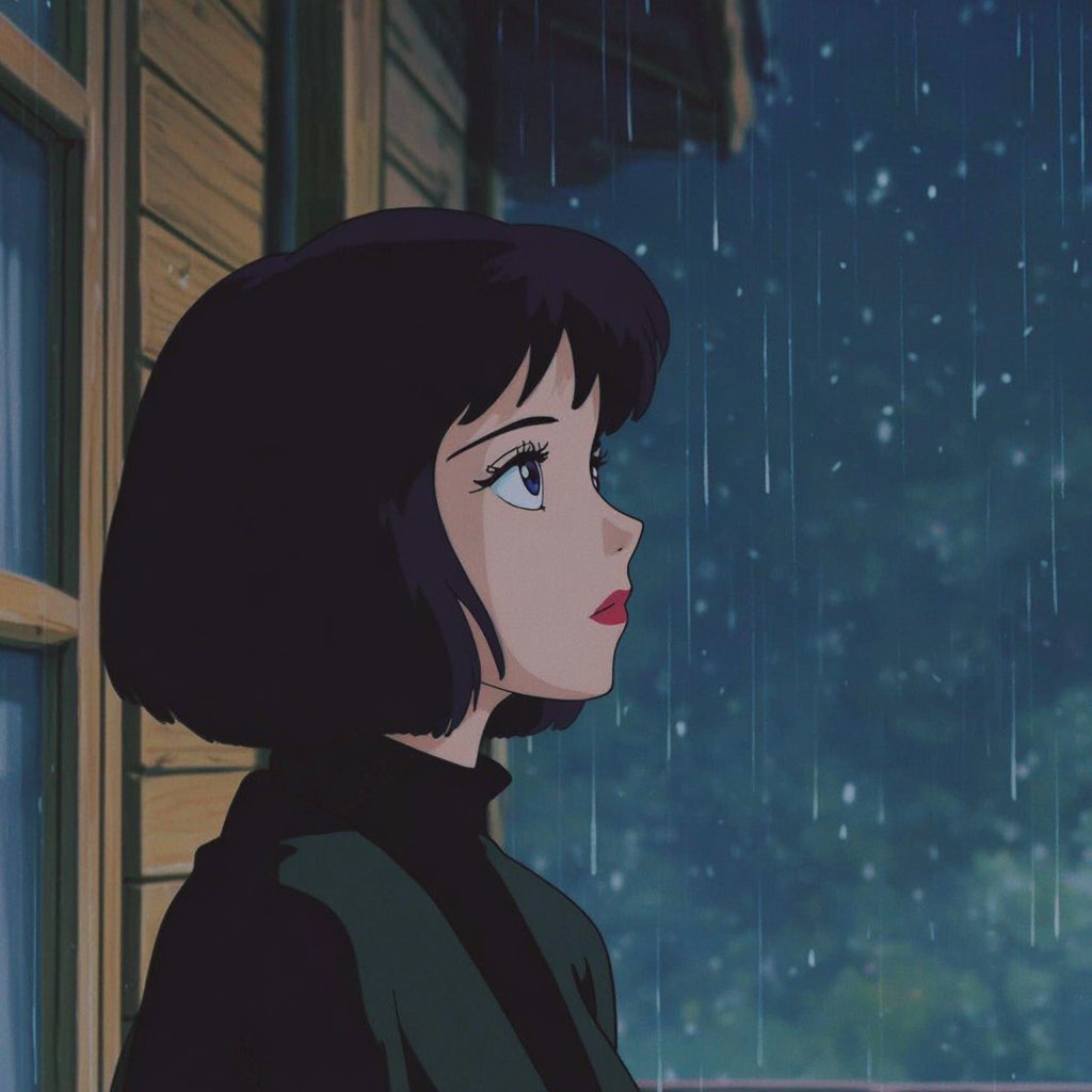 Retro anime reference frames