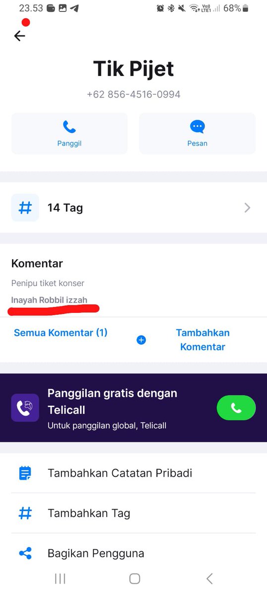 userfeky's tweet photo. plss bantu share, jangan sampe ada korban lagi krna aku dapet info kalo si akun ini udh dapet mangsa banyak banget. dia ambil foto dari orng lain buat di jadiin bahan promosi. @indahamaliaaaaaa ini akunnya, aku komen di hapusin diaa #konserSO7 #POLIPONI #PENIPUTIKETKONSER https://t.co/o4d9R69Rpl