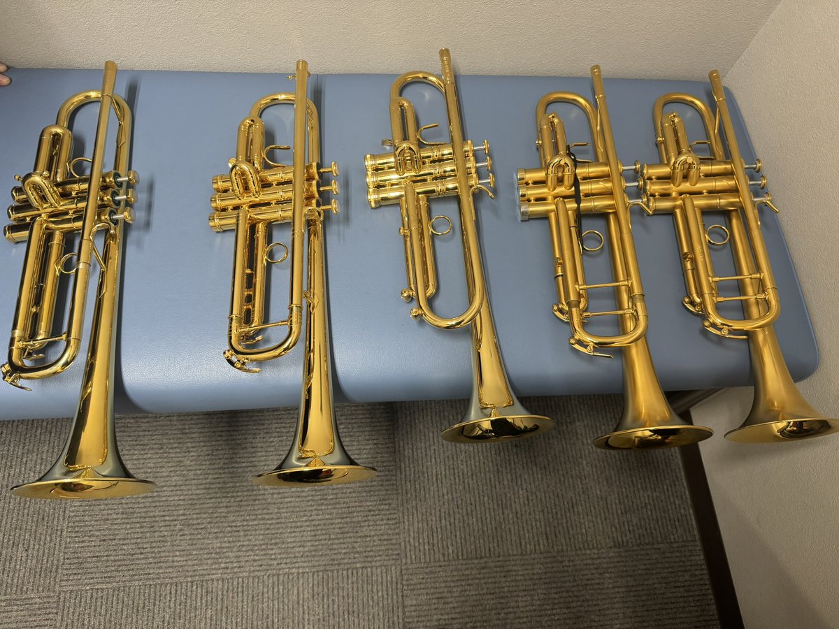 tajiritaiki_trp's tweet photo. トランペットを選ぶお仕事🎺
色々と凄かった🫠
#bach
#schilke
#stomvi
#thein
#vanlaar https://t.co/KNb7hQ6NHE