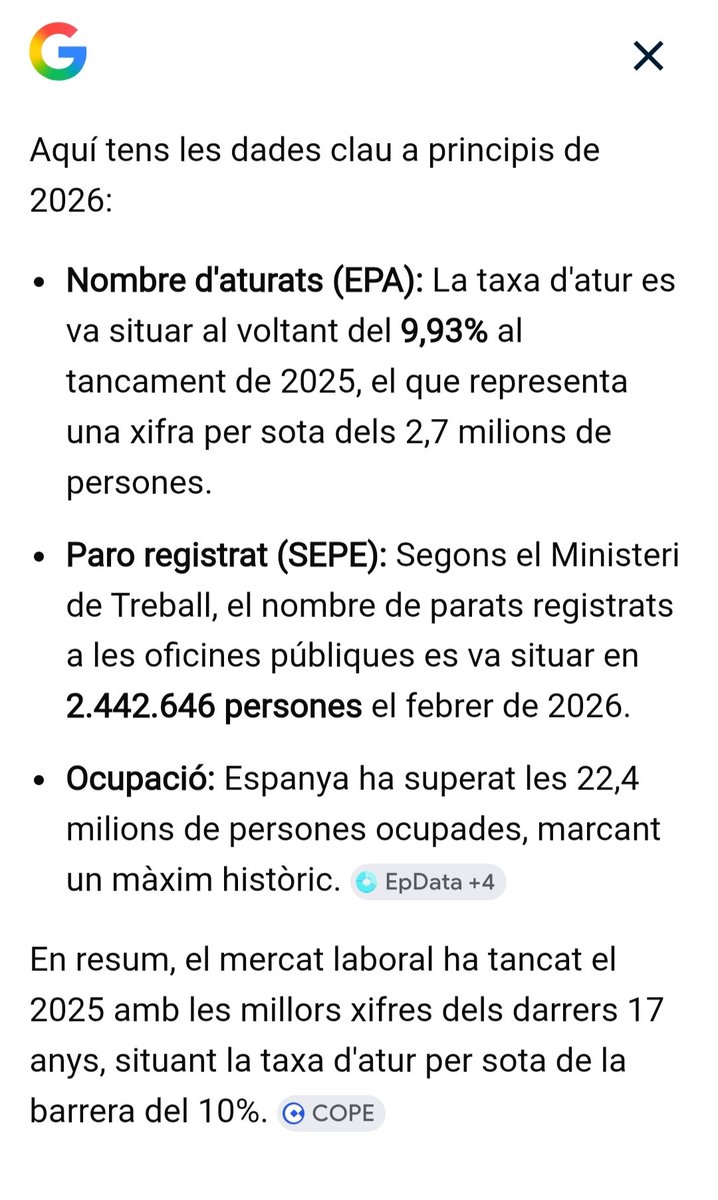 A Espanya hi ha 2,4 milions de persones a l'atur. En canvi,la gran patronal i les esquerres woke dient que cal importat mà d'obra.
A qui interessa tanta mentida?
Quins foscos interessos té l'esquerra woke?
