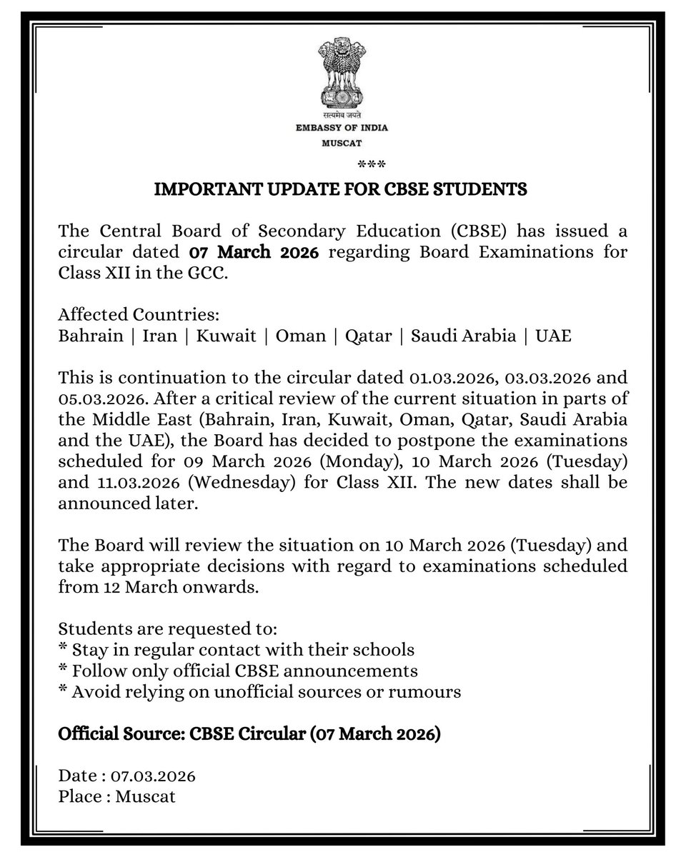 India in Oman (Embassy of India, Muscat) tweet media
