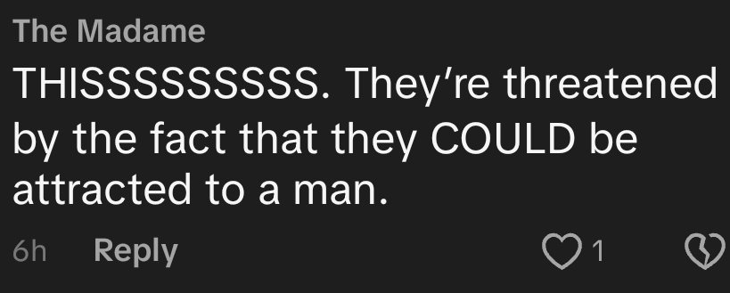 lesbopolo's tweet photo. what a weird thing to say about lesbians ... https://t.co/Q6jpBqxn34