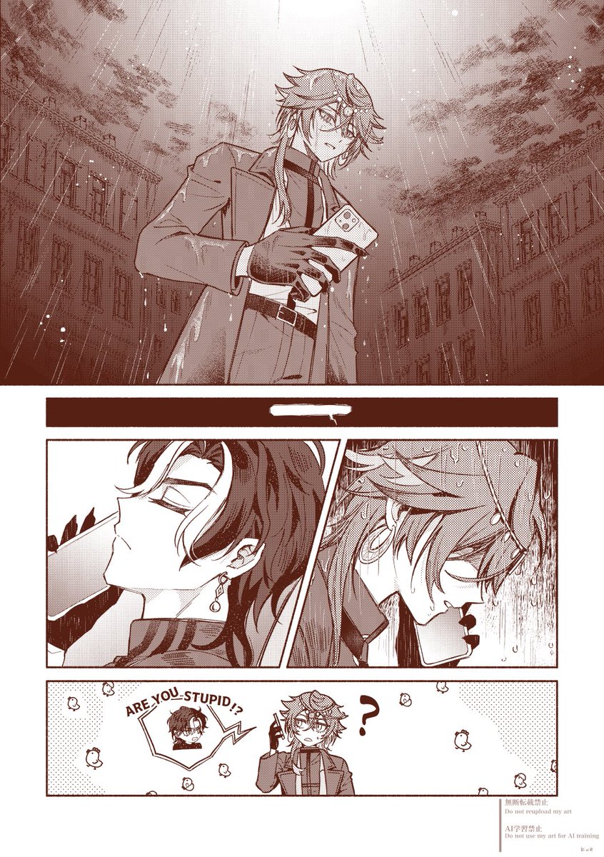 kue__r2's tweet image. Mr. M and Sir L📞
#CendArt #Lunography