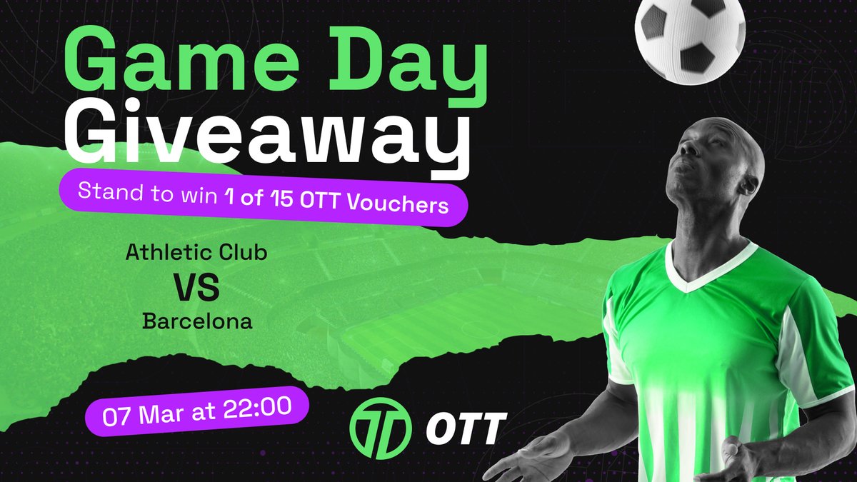 Athletic Club VS Barcelona – who will dominate the field this weekend? 🔥
 
Win 1 of 15 OTT Voucher! 🎉 Predict the winner for a chance to be one of 10 winners, plus 5 more winners will be chosen from those who share this post! T&amp;Cs Apply: zurl.co/rNkrq.
 
Winners will