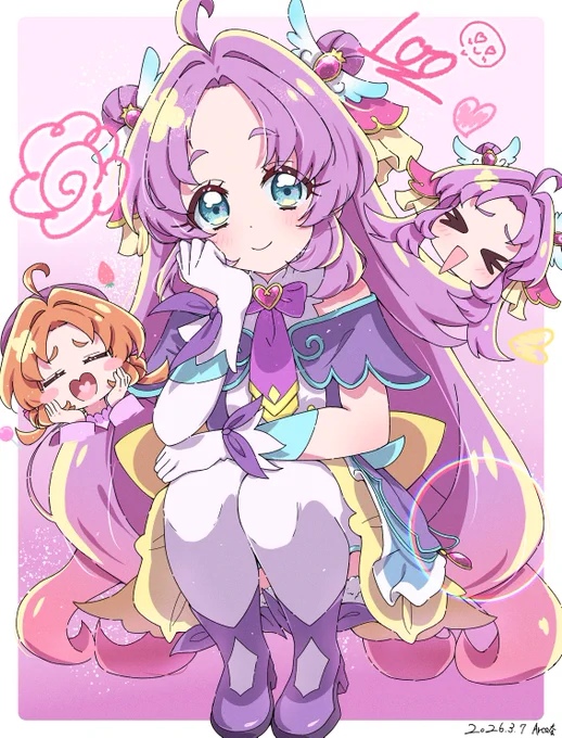 はなまる可愛いよ、明智 #キュアアンサー #たんプリ #名探偵プリキュア #precure