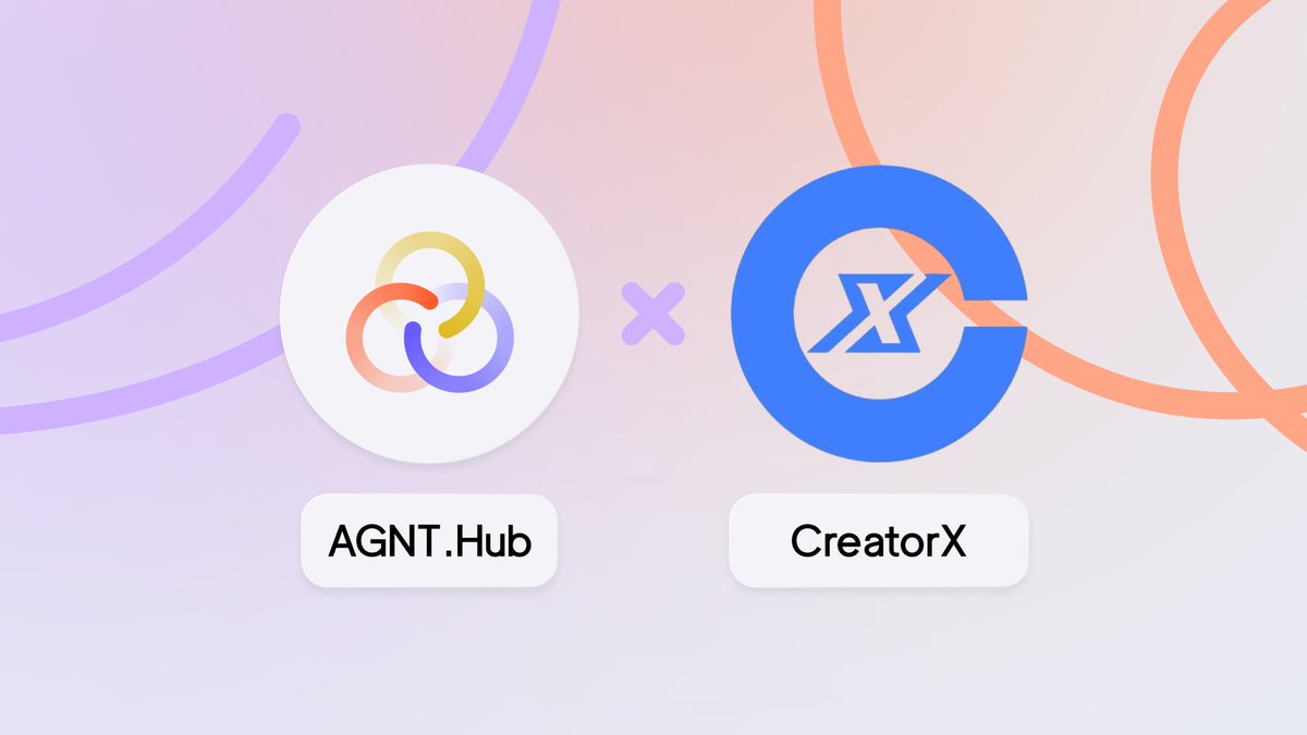 New Partnership &amp; AGNT Connect Listing – <a href="/agnt_hub/">AGNT Hub</a> x <a href="/CXInc_SocialFi/">CreatorX</a>

CreatorX is building SocialFi the way it was supposed to feel: creators turn influence into onchain value, and the market can price it in real time.

Creator tokens turn reputation and community momentum into