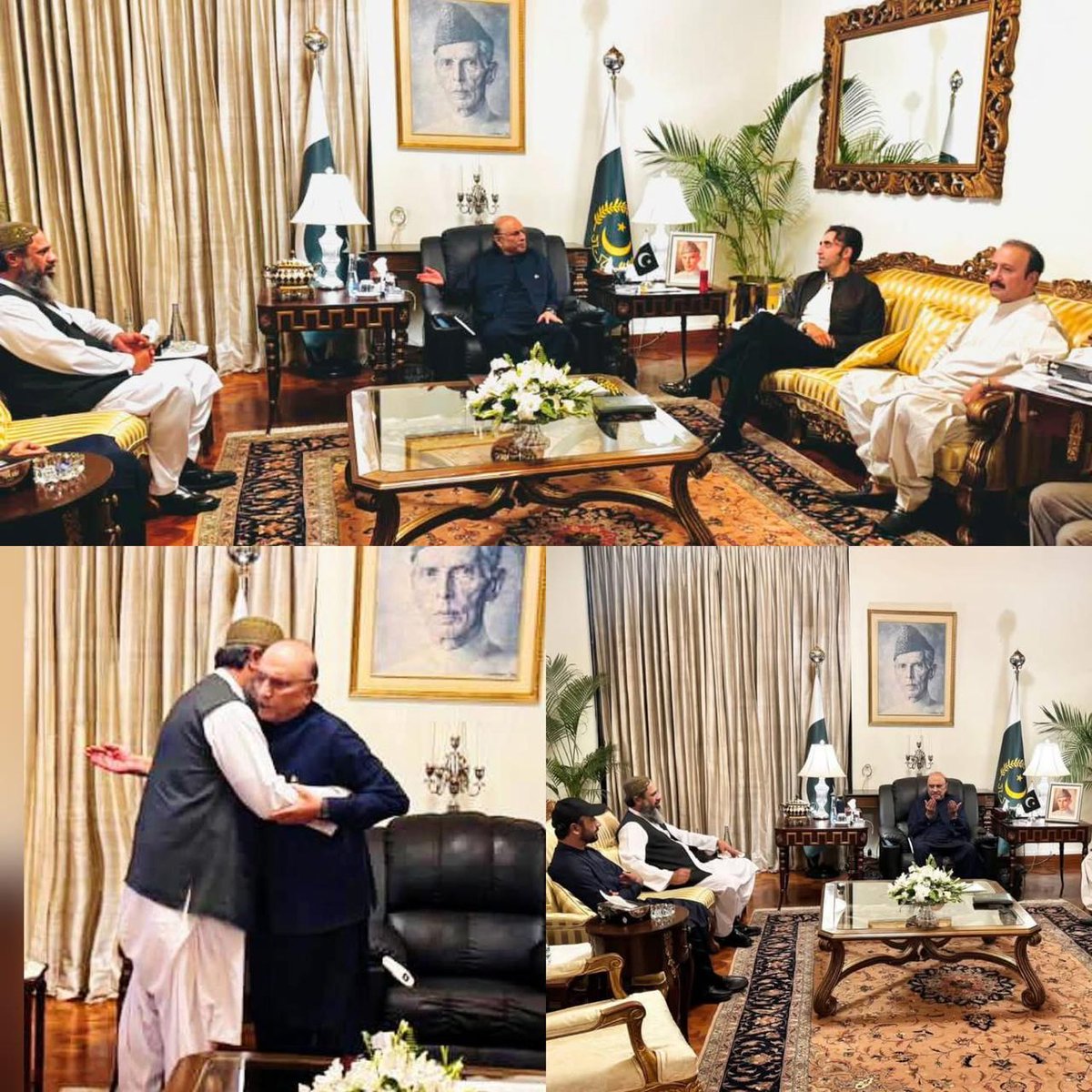 azankhann_'s tweet image. بلوچستان میں جیالوں کا قافلہ مزید مضبوط! شفیق الرحمان مینگل کی آصف علی زرداری سے ملاقات اور پیپلز پارٹی میں شمولیت، صوبے کے سیاسی مستقبل کے لیے ایک اہم قدم ہے۔ علی حسن زہری، کامبھو خان برہمانی اور جمیل احمد بریجو کی موجودگی 
#StandWithShafiqMengal
#StandForPakistan