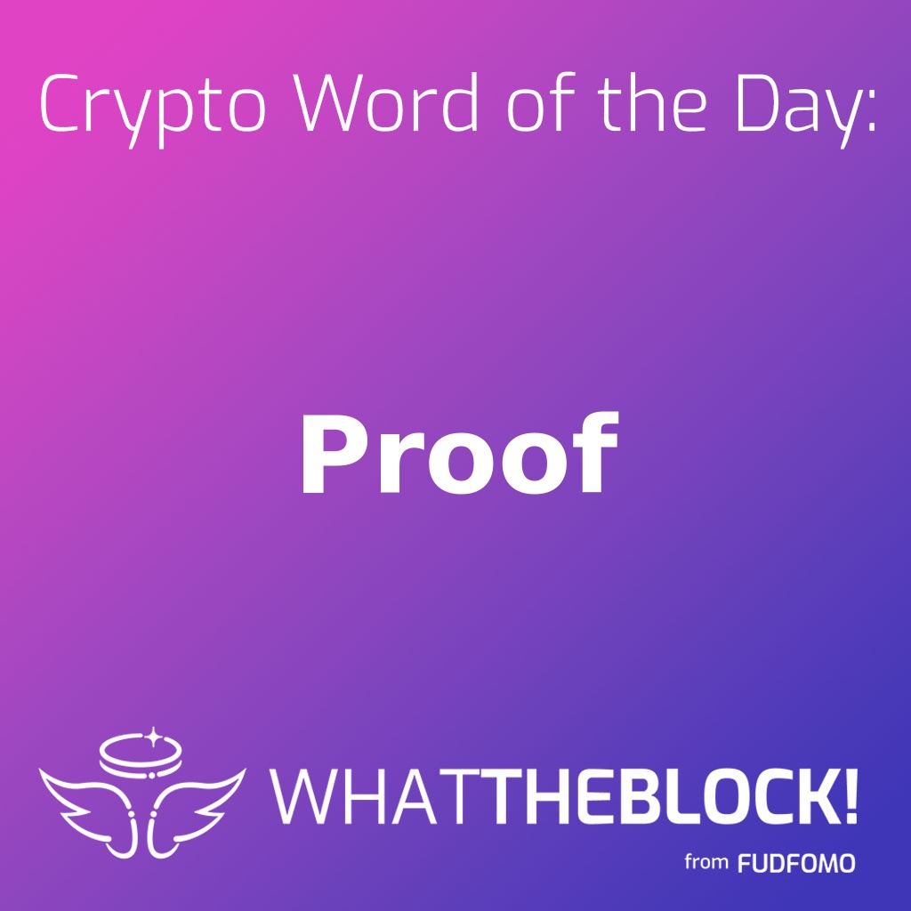 fudfomogroup's tweet photo. 🔐 Crypto Word of the Day: Proof
Think about having a group of people who need to agree on a decision. That's what consensus is in blockchain terms, where participants come to an agreement on the state o...
https://t.co/diORidK9Lf
#Crypto #Blockchain #WhatTheBlock https://t.co/tPiCokS1TU