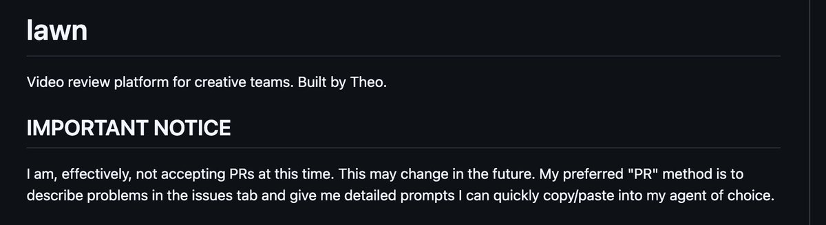 Repo prompt-based PR notice