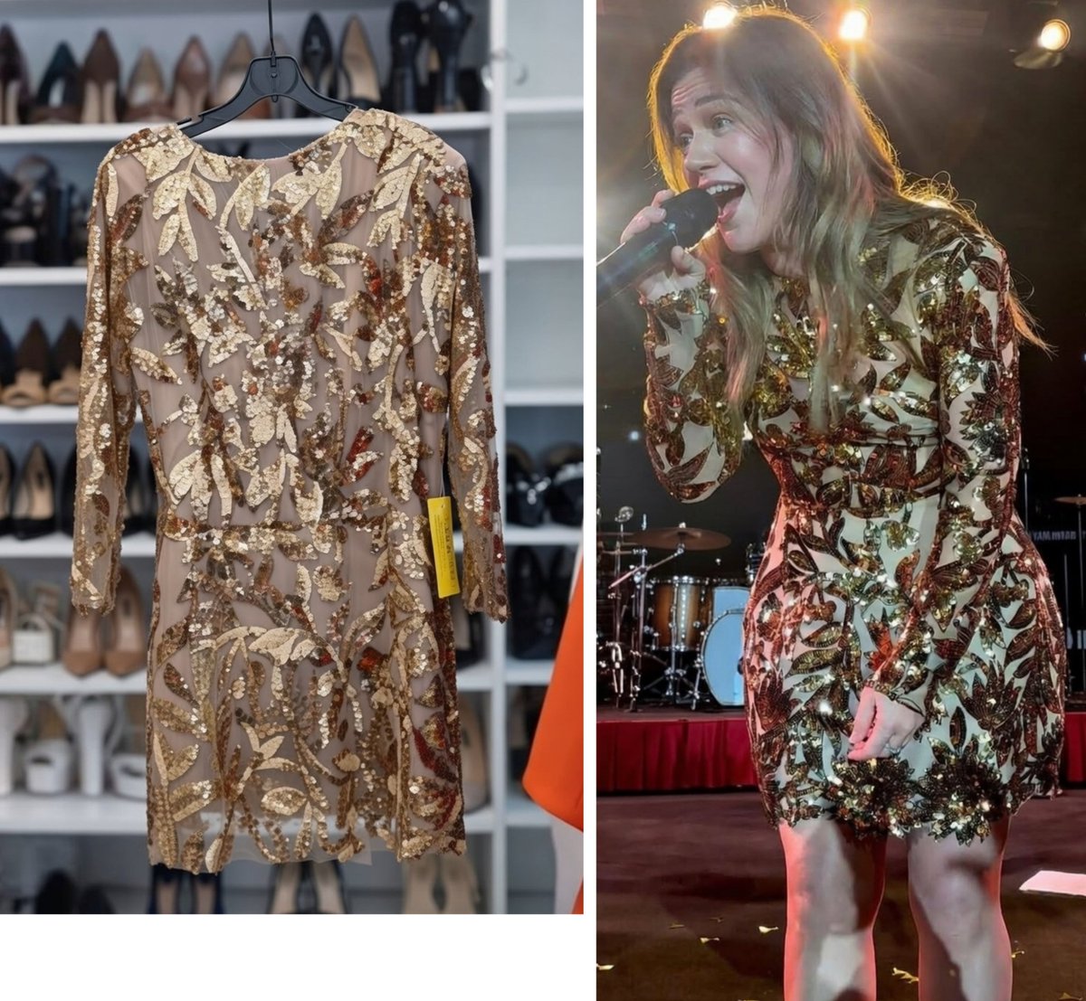AmyElden's tweet photo. ...🌟✨️🌟✨️🌟✨️🌟✨️🌟✨️

*Snaps Fingers* ... I KNEW IT LOOKED FAMILIAR!! 😉😉👌👌😁😁❤️❤️

Same Dress yall 🌟❤️🌟❤️

...@kellyclarkson @KellyClarksonTV 

#Kelly #KC #KellyClarkson #TKCS #Queen #QueenKelly #QueenKC #Mother #MotherKelly #MyMother #MotherKC #MyLife #MyWorld