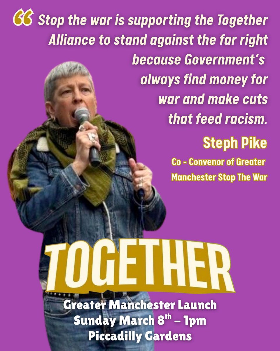 Manchester Stand Up To Racism tweet media