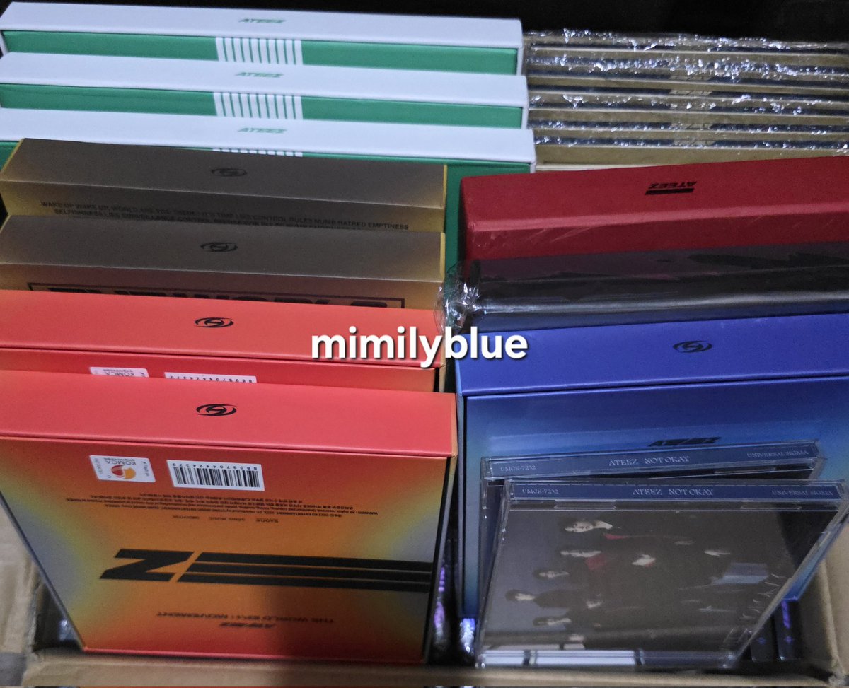 Mimilybeom's tweet photo. ✨ FREE CLAIM ATEEZ PH ✨

Unsealed Ateez albums
No pc, random inclusions 
For SDD / pick-up only
📍 Sampaloc Mla

dm
first to claim

#Ateez #ateezph https://t.co/toi2eLK41W