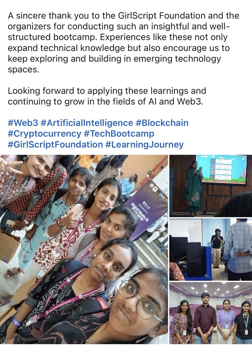 GS Labs (by GirlScript Foundation) tweet media