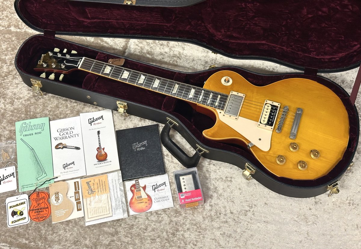 GCLUB_TOKYO's tweet image. 【2F新着品】 
Gibson Custom Shop Historic Collection 1958 Les Paul Standard Reissue Left Hand VOS 2010年製

希少なレフティモデルです！

shop.kurosawagakki.com/items/2953085

#gibsoncustomshop