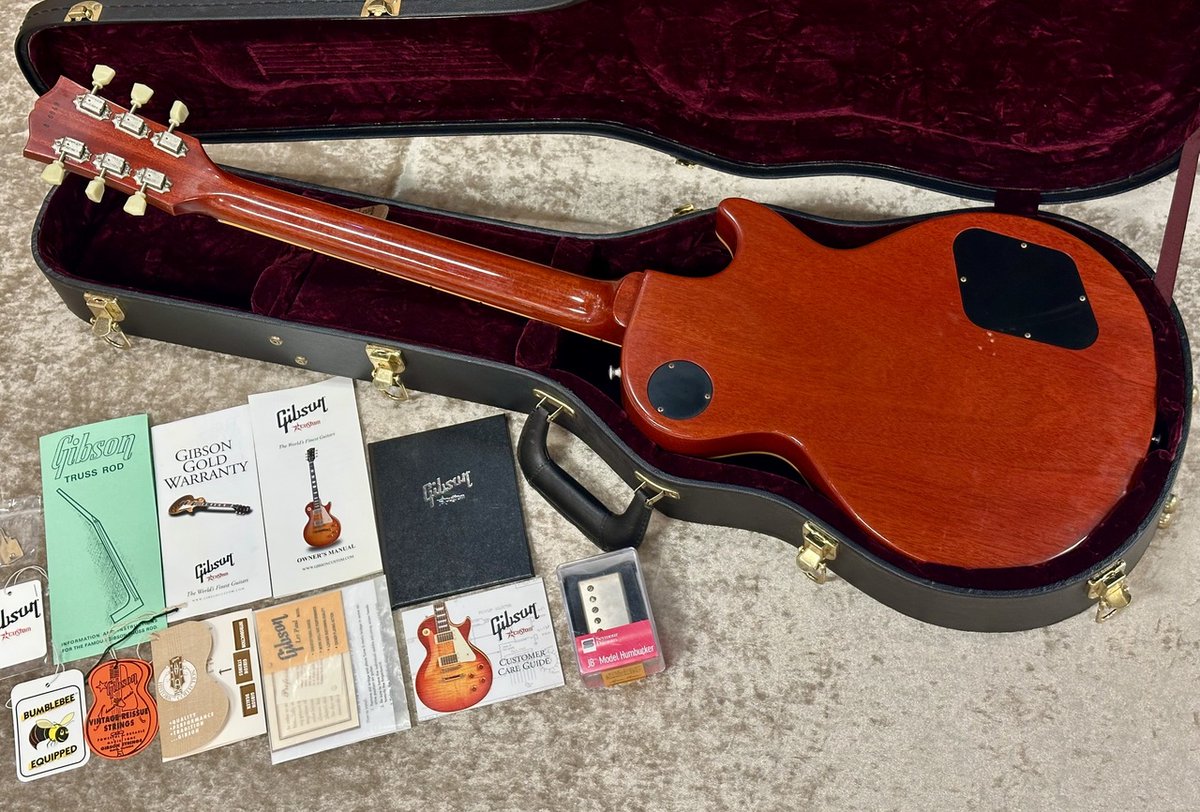 GCLUB_TOKYO's tweet image. 【2F新着品】 
Gibson Custom Shop Historic Collection 1958 Les Paul Standard Reissue Left Hand VOS 2010年製

希少なレフティモデルです！

shop.kurosawagakki.com/items/2953085

#gibsoncustomshop