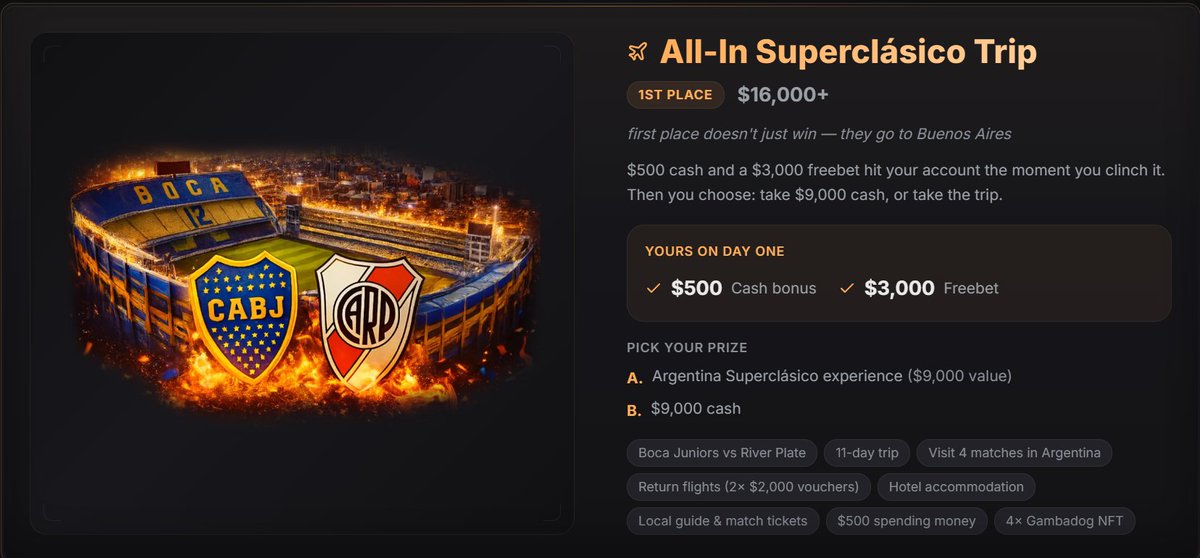 👑100k PRIZE POOL TOURNAMENT 👑

13 spots still available. Join for free. Win with us!

▶️Use Robin Bookies code: YLHI-KXYN-6VQ1

▶️Use same email you registered with LuckysLedger

tournaments.luckysledger.com/register